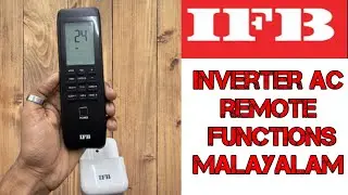 IFB AC remote functions Malayalam