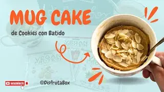 🍪🥤 MUG CAKE DE COOKIES & BATIDO DE MANGO Y MATCHA | Desayuno proteico f&aacute;cil y r&aacute;pido