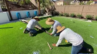 COMO PONER PASTO SINTÉTICO SOBRE TIERRA PASO A PASO