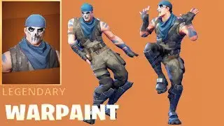 Fortnite Warpaint Performs All Dances Season 1-5 [ Founders' Rewards EPIC SKIN OUTFIT COSTUME]