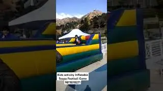 Kids Enjoyment Inflatable Soapy Football Game #entertainment #games #inflatablegame #soapyfootball