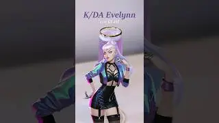 K/DA Evelynn-inspired cocktail 💜 #kda #kdaevelynn #evelynn #cocktail #cocktailrecipes #summerdrink