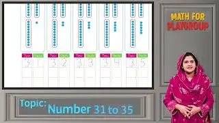 Math 4+ | Numbers 31 to 35 for Parents | Help Your Child Learn at Home
