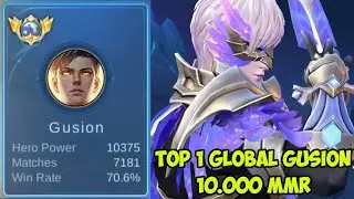 META GUSION HYPER DARI TOP 1 GLOBAL GUSION 10.000 MMR SANGGUP KILL DIATAS 20 DAN SAVAGE - GUSION ML