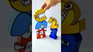 💥 Alphabet Lore ABC 🆚 Number Lore 123 💥 #shorts