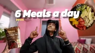 EATING 6 LOW BUDGET & BULKING MEALS FULL DAY | Productive & Helpful
