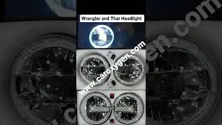 Thar Wrangler Headlight #tharlover #wranglerjeep #headlight #viral #shorts #tharheadlight