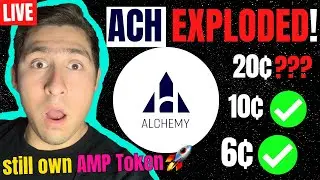 Alchemy Pay (ACH Crypto) Live Analysis! WHAT IS HAPPENING!?