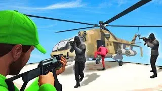 STEAL THE $5,495,000 ARMY HELICOPTER! (GTA 5 Heists)