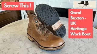 Review of the Brass Wire Screwed Construction Goral Buxton English Work Boot