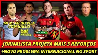 💣🚨PELO MENOS 3 REFORÇOS? NOVO PREJUÍZO MILIONÁRIO E HALLS IRRITOU O VILA NOVA! NOTÍCIAS SPORT RECIFE