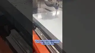 Custom Cutting of 7075 Aluminum Plate#7075 #aluminum #plate #custom #cut  #factory #customcut