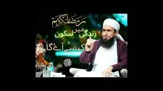 Zindagi me sakoon | peace of life by Mulana tariq jameel |bayan.