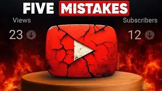 5 Mistakes NEW YouTubers Do ⚠️ (  🛑 Stop This in 2026)