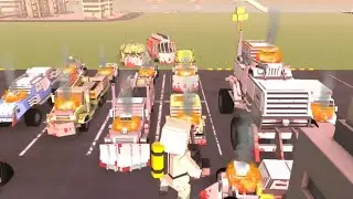 Vehicles on fire at the HOSPITAL - Blockapolypse