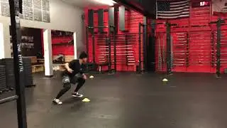 Zig Zag Shuffle Drill