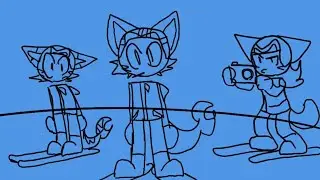 Free Bird Animatic //First time skiing//