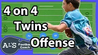 4 on 4 Flag Football Twins Offense Plays