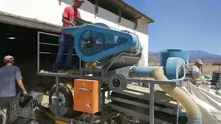 In The Field Demonstration Of Seed Cleaning Machine