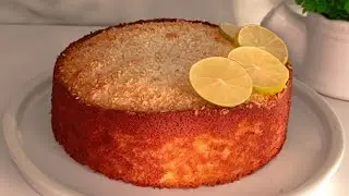 🍰 12-spoon lemon cake; quick and delicious cake in just 5 minutes!✨️🎉
