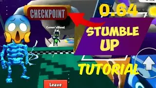 *0.64*STUMBLE GUYS CHECK POINTS IN STUMBLE UP EZ 😱😱 HOW TO PLAY???✨️ TUTORIAL