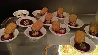 Breakfast at Hotel Cramim, Kiryat Anavim, Israel
