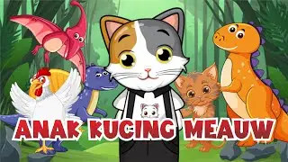 🔴 ANAK KUCING MEAW MEAW| Lagu Anak Anak | lagu Balonku terbaru 2024 | Lagu Dino