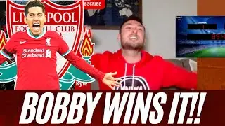 LIVE REACTION To Firmino's Winning Goal VS Tottenham!