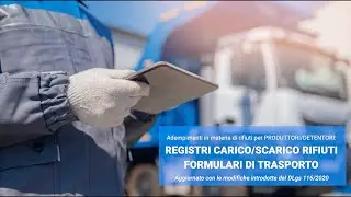 Registri carico:scarico rifiuti e Formulari di Trasporto