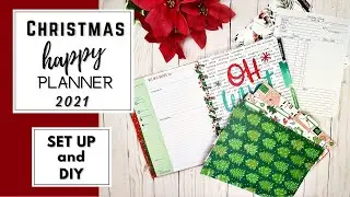 CHRISTMAS HAPPY PLANNER 2021 SETUP / JANE'S AGENDA INSERTS / DIY TABS