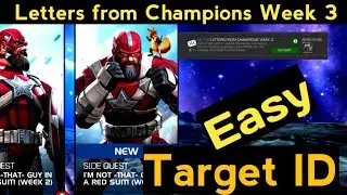 Letters from Champions Week 3 - Easy Duel Target ID | MCOC Side Quest December 2023