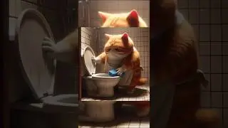 The father works hard for his daughter 😭#ai  #cat  #cute