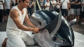 One Man One Knife One 476KG Bluefin Tuna #TunaSlayer