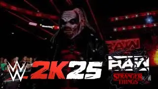 Undertaker '98 vs The Demon Finn Balor vs The Fiend Bray Wyatt @ Raw Stranger Things WWE 2K25