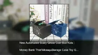 New Automated Scary Ghost Coin Box Kids Money Bank Thief Money Storage Case Toy Gift for Childr