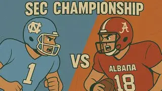 SEC Championship Alabama #18 Vs UNC#1-  Gameplay  PS5 FR