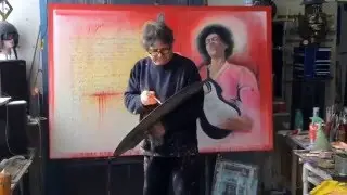 visite de l'atelier de Jean Luc Rocaboy