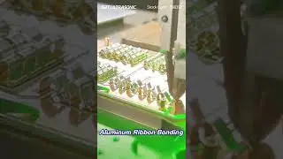 Aluminum Ribbon Bonding #semiconductor#WireBonding#Engineering#ElectronicsManufacturing# #technology