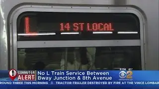 L Train Service Shut Down For The Weekend