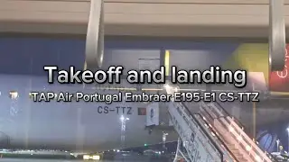 Takeoff from Geneva and landing in Porto onboard CS-TTZ, a TAP Embraer E195-E1! 12/2024