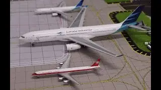 1:400 Gemini Jets Air Canada Cargo DC-8-73 and 1:200 J.Fox models Garuda Indonesia A330-300 reviews