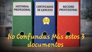 No más confusiones con estos 3 certificados!!! 🛑🛑