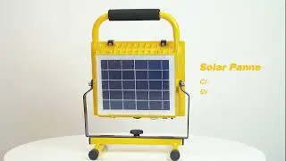 100W solar rechargeable flood light