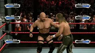 Elimination Chamber - World Title: Stone Cold VS HBK VS John Cena VS JBL VS Kurt Angle VS Hulk Hogan