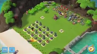 Warriors Attack & Destroy Imitation Stage 7 6 5 4 3 2 1 || Boom Beach 06-04-2018