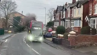 National Express West Midlands Enviro 400mmc 6990 Bus Route 12 Birmingham 