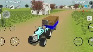 Jcb load tractor trolley bori in tractor 🚜 jcb #tractor #jcb 
