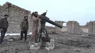 Syria War2015:Aleppo Destroy Mig-23 missile Tow