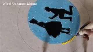 Propose Day Rangoli | Happy Valentine's Day Rangoli | Valentine's Day Rangoli Design |Couple Rangoli