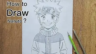 How to draw Naruto ? (Let's see)Tha harshil artist new video subscribe and like